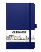 Блокнот для зарисовок SKETCHMARKER 140 г/м2 13 x 21 см 80 л, твердая обложка, Королевский синий MP2314803SM