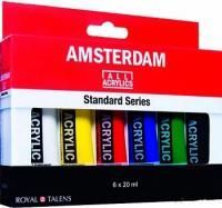 Набор акриловых красок AMSTERDAM Standart 6 цв x 20 мл MP17820406