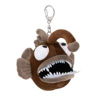 Мягкая игрушка ORANGE TOYS Рыба Удильщик коричневая 15 см с метал. кольцом ORT-OT9008/15