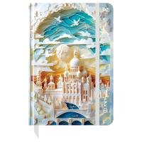 Ежедневник недатированный A5 136л. BG "Paper Art. Istanbul" 7БЦ, матовая ламинация, выборочный лак RE-DuA5_64353