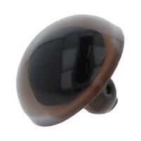 Глаза кристальные пришивные HobbyBe d 10.5 мм 2 шт светло-коричневый CRP-10-5-04