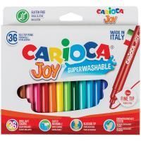Фломастеры Carioca "Joy" 30 цв 36 шт смываемые RE-40616