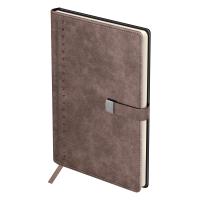Ежедневник недатированный A5 136л. BG "Scale. Taupe"кожзам, твердый переплет, магнитная застежка, карман RE-DuA5_61350