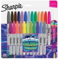 Набор перманентных маркеров SHARPIE "Fine. Cosmic Color" 24 цв, 1 мм, пулевидный RE-2033672