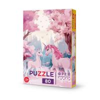 Пазл 80 элементов ФРЕЯ "Единороги на прогулке" PZL-80/10