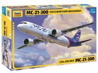 Сборная модель: Пассажирский авиалайнер "МС-21-300", З-7033