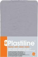 Пластилин скульптурный PLASTILINE 750 г, 50-мягкий, светло-серый RH-7650T