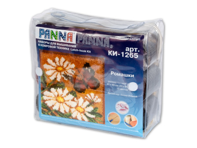 Набор для вышивания PANNA Живая картина. Ромашки 40 х 40 см KI-1265