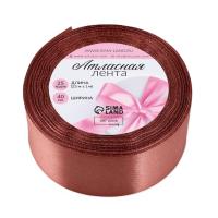 Лента атласная 40 мм x 23 ± 1 м, №102 розовый SIM-5052095
