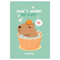 Обложка для паспорта MESHU "Capybara" ПВХ, 2 кармана RE-MS_55718