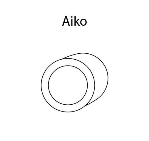 Бисер Япония TOHO 11/0 AIKO №3 1.7 мм 5 г №0344 черный TOHO-AIKO-1.7-0344