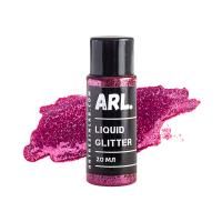 Жидкий глиттер ARL. Liquid Glitter малиновый 20мл ARL-LIQ-GLIT-06