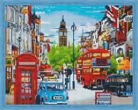 Алмазная мозаика: Улочки Лондона 40 x 50 см CV-QA201725