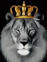Картина по номерам: Король лев 40 x 50 см CV-MG2146