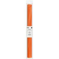 Бумага крепированная ТРИ СОВЫ 50 x 250 см 32 г/м2 оранжевая, в рулоне, пакет с европодвесом RE-CR_43955