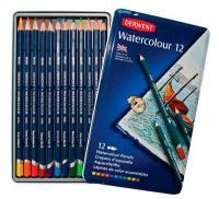 Набор акварельных карандашей DERWENT Watercolour 12 цв в метал.упак MP32881