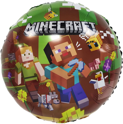 Шар фигурный FALALI Круг. Minecraft №2 46 см 1 шт SF-24472S