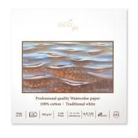 Альбом SM-LT Watercolor 300 г/м2 280 x 280 мм 10 л, белые, 100% хлопок, склейка MPAS-10(300)Q/PRO