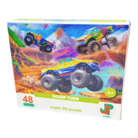 Стерео-пазл Prime 3D "Крутой вираж" 48 деталей, 4+ JZL-12015
