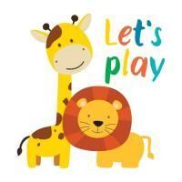 Термонаклейка для декорирования текстильных изделий детская "Let's play" 14 х 14 см 2919886