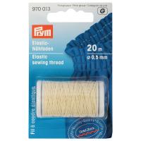 Эластичная нить для вязания  "PRYM" 970013 d 0.5 мм 1 шт белая