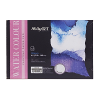 Альбом для акварели MayArt 300 г/м2 A5 210 x 148 мм 12 л, 100% хлопок, Фин, склейка MA00108