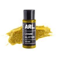 Жидкий глиттер ARL. Liquid Glitter желтое золото 20мл ARL-LIQ-GLIT-04