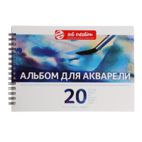 Альбом для акварели ART CREATION 200 г/м2 А5 20 л, спираль по 1 стороне MPTAC931704