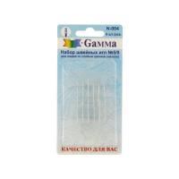 Иглы GAMMA для слабовидящих 6 шт №5/9 в блистере N-004