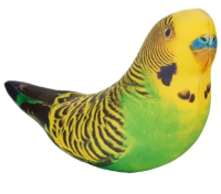 Игрушка-антистресс мягкая Tallula Попугай волнистый, зеленый, 25 см UT-102501s