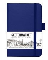 Блокнот для зарисовок SKETCHMARKER 140 г/м2 9 x 14 см 80 л, твердая обложка, Королевский синий MP2314801SM