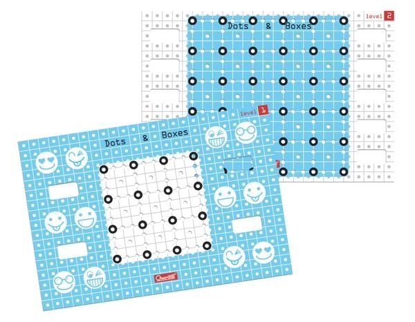 Игра настольная QUERCETTI Dots & Boxes "Точки квадраты" TT-1008