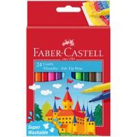 Фломастеры Faber-Castell "Замок" 24 цв смываемые RE-554202