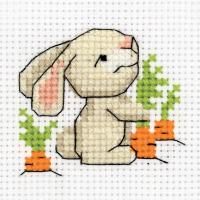 Набор для вышивания KLART "Зайчишка" 9.5 x 8.5 см 8-341