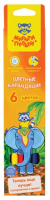Карандаши цветные Мульти-Пульти "Енот в Индии" 6 цв заточенные, картон, европодвес RE-CP_10744