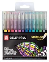 Набор гелевых ручек SAKURA Gelly Roll Stardust 12 цветов MPPOXPGBSTA12
