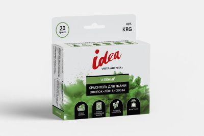 Краситель для ткани VISTA-ARTISTA 20 г зеленый KRG-06