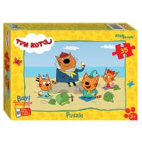 Пазл Step Puzzle 35 "Три кота. new 3" (АО "СТС") STP-91458