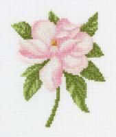 Набор для вышивания KLART "Розовый цветок" 12.5 x 14.5 см 8-317