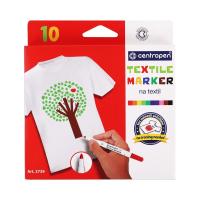 Набор маркеров для ткани Centropen "Textil Marker 2739" 10 цв 1.8 мм, картон. уп., европодвес RE-527391001