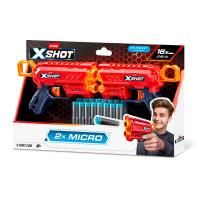 Игровой набор ZURU X-Shot EXCEL Микро ДУО (2 бластера, 16 снарядов) IT-36727