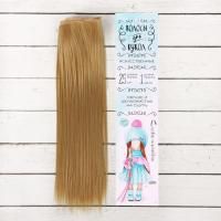 Волосы-трессы для кукол "Прямые" длина 25 см ширина 100 см цвет № 24 SIM-2294918