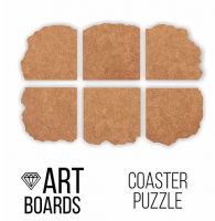 Заготовка ART Board Creative "Coaster Puzzle" Подставки паззл №1 EPX-ART-BOA-17