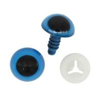 Глазки пластиковые с фиксатором 14 мм 2 шт голубой AI7722414-1