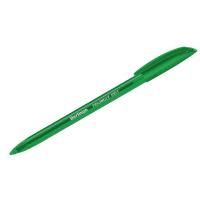 Ручка шариковая Berlingo "Triangle 100T" зеленая, 0.7 мм, трехгранная, игольчатый стержень RE-CBp_07109