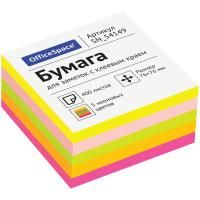 Самоклеящийся блок OfficeSpace 76 x 76 мм 400 л 5 неоновых цвета RE-SN_54149