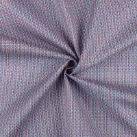 Ткань для пэчворка PEPPY БАБУШКИН СУНДУЧОК 50 x 55 см 140 ± 5 г/м2 100% хлопок БС-33 клетка яр.синий/розовый