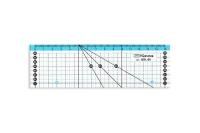Линейка для пэчворка GAMMA пластик 15 x 5 см в пакете QRL-06