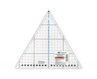 Линейка для пэчворка "треугольник 60°" GAMMA пластик 20 x 23 см в пакете QRL-09