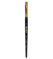 Кисть Roubloff Серия 1S25 синтетика под колонок плоская ручка короткая №10 NP-1S25-10